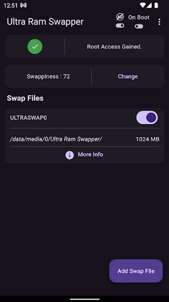 Ultra Ram Swapper Screenshot 2 - AppWisp.com Ultra Ram Swapper Screenshot 2 - AppWisp.com