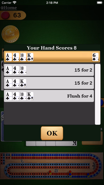Cribbage Pro Screenshot 4 - AppWisp.com Cribbage Pro Screenshot 4 - AppWisp.com