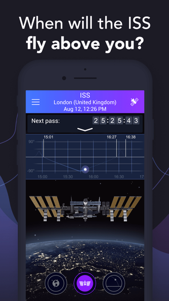 Satellite Tracker by Star Walk Screenshot 3 - AppWisp.com Satellite Tracker by Star Walk Screenshot 3 - AppWisp.com