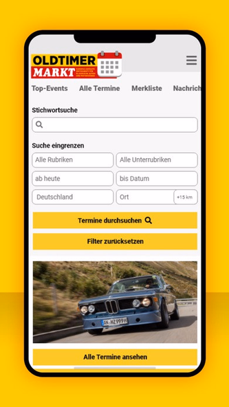 Oldtimer-Termine Screenshot 3 - AppWisp.com Oldtimer-Termine Screenshot 3 - AppWisp.com
