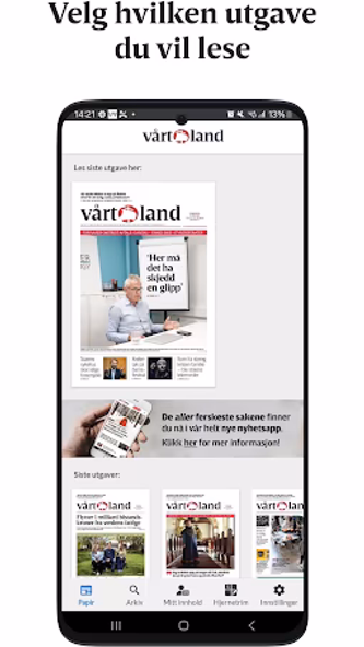 Vårt Land e-avis Screenshot 4 - AppWisp.com Vårt Land e-avis Screenshot 4 - AppWisp.com