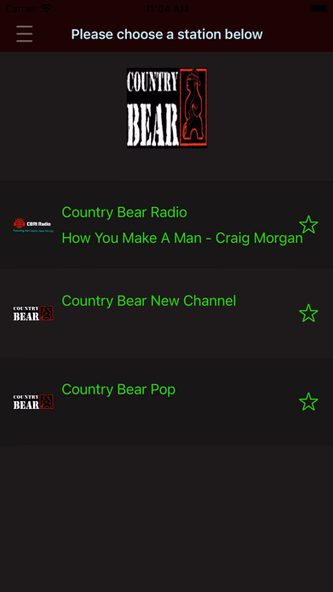 Country Bear Radio Screenshot 1 - AppWisp.com Country Bear Radio Screenshot 1 - AppWisp.com