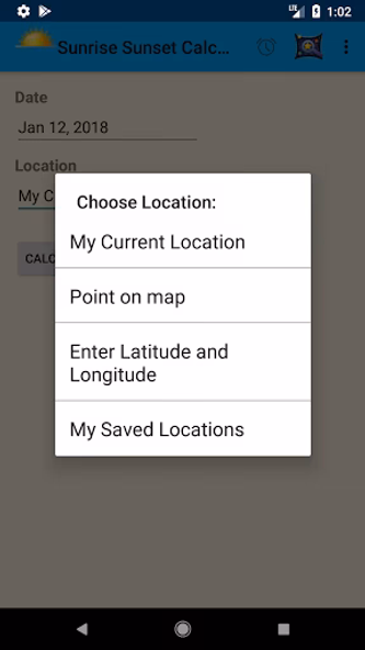 Sunrise Sunset Calculator Screenshot 3 - AppWisp.com Sunrise Sunset Calculator Screenshot 3 - AppWisp.com