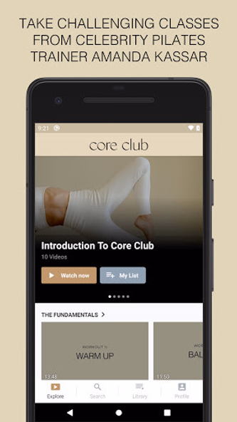 CORE CLUB: Pilates by Amanda Screenshot 2 - AppWisp.com CORE CLUB: Pilates by Amanda Screenshot 2 - AppWisp.com