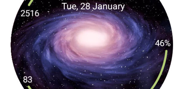 Outer Space Watch Face 2 Header - AppWisp.com Outer Space Watch Face 2 Header - AppWisp.com