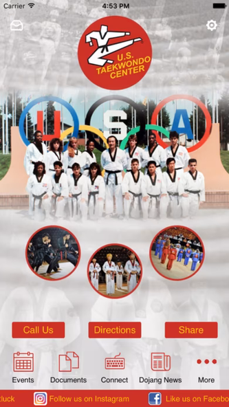 U.S. Taekwondo Center Screenshot 1 - AppWisp.com U.S. Taekwondo Center Screenshot 1 - AppWisp.com