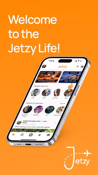 Jetzy - Connect, Travel, Enjoy Screenshot 1 - AppWisp.com Jetzy - Connect, Travel, Enjoy Screenshot 1 - AppWisp.com