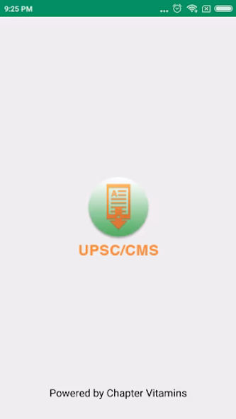 UPSC/CMS Screenshot 1 - AppWisp.com UPSC/CMS Screenshot 1 - AppWisp.com