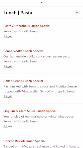 Agostino's Pizza and Pasta Screenshot 3 - AppWisp.com Agostino's Pizza and Pasta Screenshot 3 - AppWisp.com