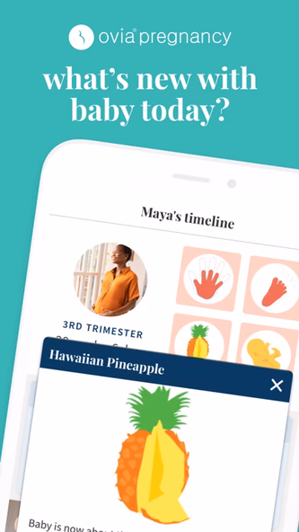 Ovia Pregnancy & Baby Tracker Screenshot 1 - AppWisp.com Ovia Pregnancy & Baby Tracker Screenshot 1 - AppWisp.com
