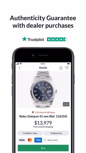 Chrono24 | Luxury Watch Market Screenshot 2 - AppWisp.com Chrono24 | Luxury Watch Market Screenshot 2 - AppWisp.com