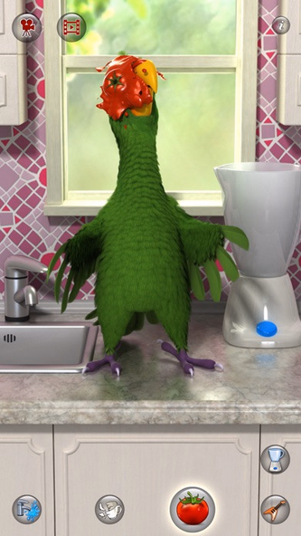 Talking Pierre the Parrot Screenshot 2 - AppWisp.com Talking Pierre the Parrot Screenshot 2 - AppWisp.com