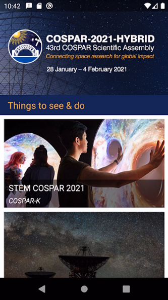 COSPAR 2021 Screenshot 3 - AppWisp.com COSPAR 2021 Screenshot 3 - AppWisp.com
