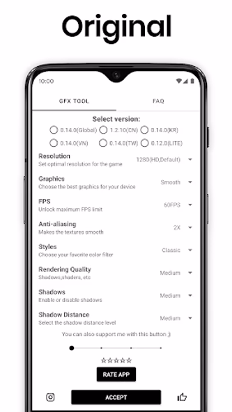 GFX Tool: Launcher & Optimizer Screenshot 1 - AppWisp.com GFX Tool: Launcher & Optimizer Screenshot 1 - AppWisp.com