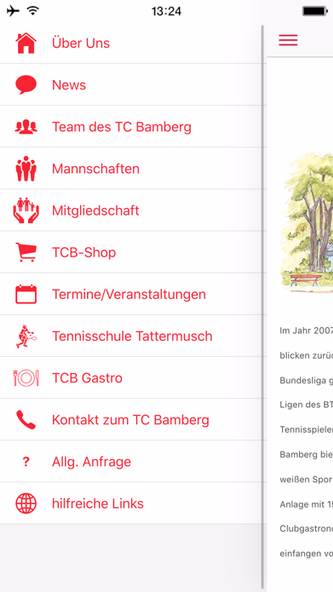 TC Bamberg e.V. Screenshot 1 - AppWisp.com TC Bamberg e.V. Screenshot 1 - AppWisp.com