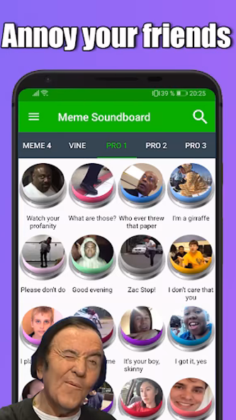 Meme and Vine Soundboard 2023 Screenshot 3 - AppWisp.com Meme and Vine Soundboard 2023 Screenshot 3 - AppWisp.com
