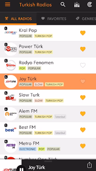 Radyo Kulesi - Turkish Radios Screenshot 2 - AppWisp.com Radyo Kulesi - Turkish Radios Screenshot 2 - AppWisp.com