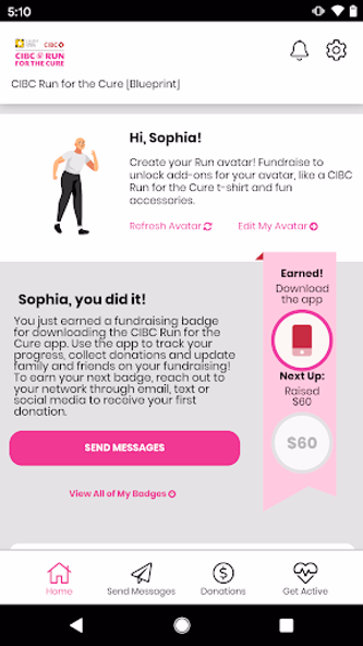 CIBC Run for the Cure Screenshot 2 - AppWisp.com CIBC Run for the Cure Screenshot 2 - AppWisp.com
