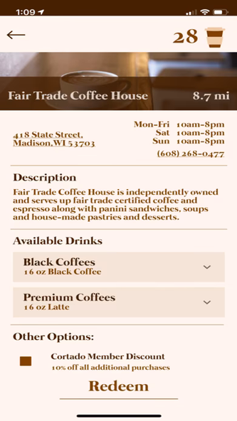 Cortado App Screenshot 1 - AppWisp.com Cortado App Screenshot 1 - AppWisp.com