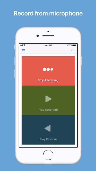 Reverse Audio Screenshot 1 - AppWisp.com Reverse Audio Screenshot 1 - AppWisp.com