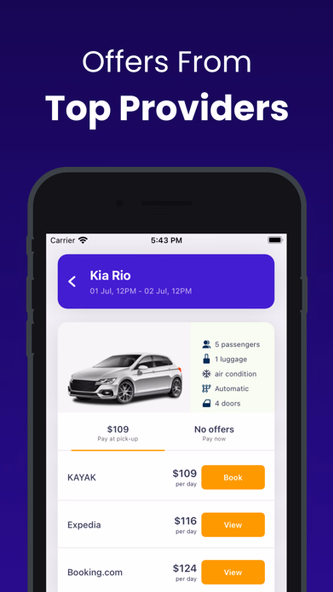 Cheap Car Rental・Cars Hire App Screenshot 4 - AppWisp.com Cheap Car Rental・Cars Hire App Screenshot 4 - AppWisp.com