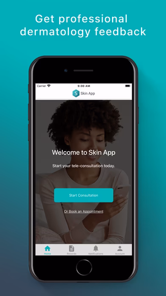 Skin App - Online Dermatology Screenshot 1 - AppWisp.com Skin App - Online Dermatology Screenshot 1 - AppWisp.com