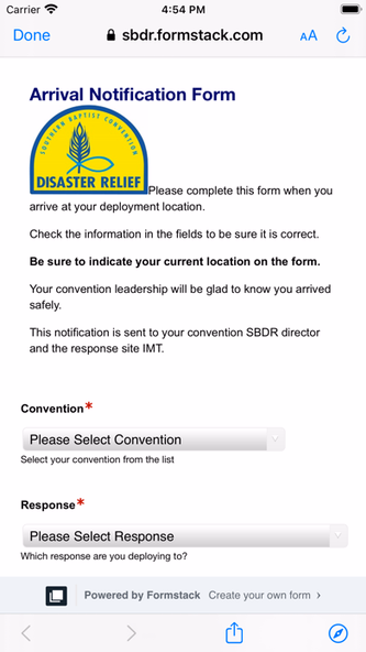 SBDR Forms App Screenshot 3 - AppWisp.com SBDR Forms App Screenshot 3 - AppWisp.com