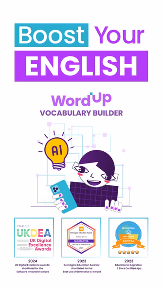 WordUp - Vocabulary Builder Screenshot 1 - AppWisp.com WordUp - Vocabulary Builder Screenshot 1 - AppWisp.com