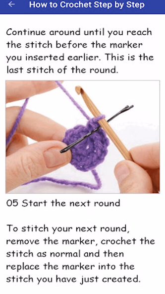 How to Crochet Step by Step Screenshot 4 - AppWisp.com How to Crochet Step by Step Screenshot 4 - AppWisp.com
