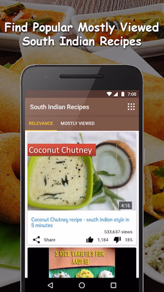 South Indian Recipes Videos Screenshot 4 - AppWisp.com South Indian Recipes Videos Screenshot 4 - AppWisp.com