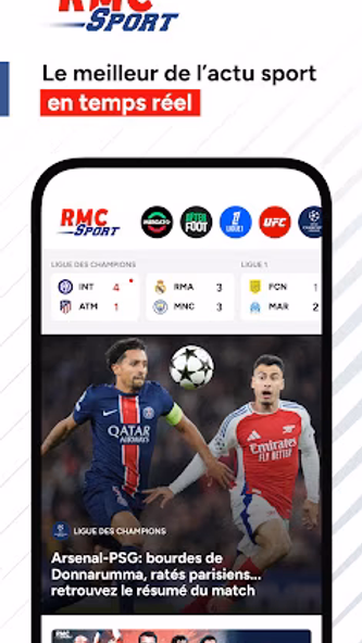RMC Sport News, foot & rugby Screenshot 1 - AppWisp.com RMC Sport News, foot & rugby Screenshot 1 - AppWisp.com