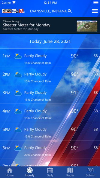 Tristate Weather - WEHT WTVW Screenshot 2 - AppWisp.com Tristate Weather - WEHT WTVW Screenshot 2 - AppWisp.com
