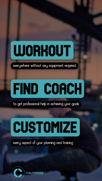Caliverse - Bodyweight Fitness Screenshot 1 - AppWisp.com Caliverse - Bodyweight Fitness Screenshot 1 - AppWisp.com