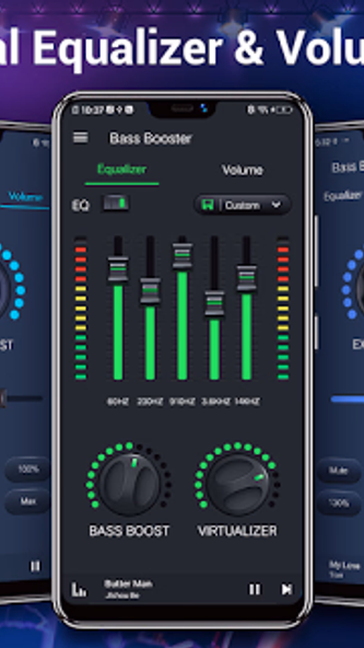 Equalizer- Bass Booster&Volume Screenshot 1 - AppWisp.com Equalizer- Bass Booster&Volume Screenshot 1 - AppWisp.com