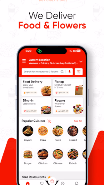 Foodi - Food Delivery Screenshot 1 - AppWisp.com Foodi - Food Delivery Screenshot 1 - AppWisp.com
