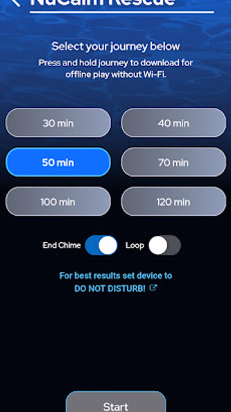 NuCalm:Sleep, Recover, Perform Screenshot 3 - AppWisp.com NuCalm:Sleep, Recover, Perform Screenshot 3 - AppWisp.com