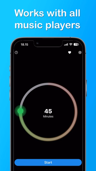 Sleep Timer: Stop Music Player Screenshot 2 - AppWisp.com Sleep Timer: Stop Music Player Screenshot 2 - AppWisp.com