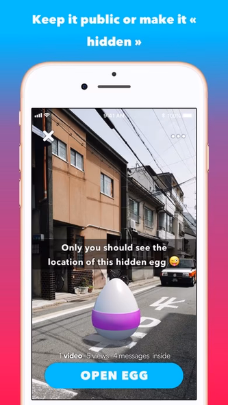 Heya: place eggs in AR! Screenshot 3 - AppWisp.com Heya: place eggs in AR! Screenshot 3 - AppWisp.com