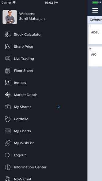 Nepal Stock Watch Screenshot 1 - AppWisp.com Nepal Stock Watch Screenshot 1 - AppWisp.com