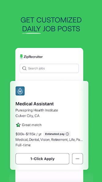 Job Search by ZipRecruiter Screenshot 2 - AppWisp.com Job Search by ZipRecruiter Screenshot 2 - AppWisp.com
