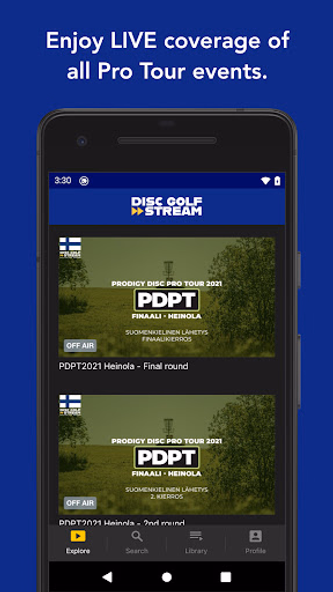 Disc Golf Stream Screenshot 3 - AppWisp.com Disc Golf Stream Screenshot 3 - AppWisp.com
