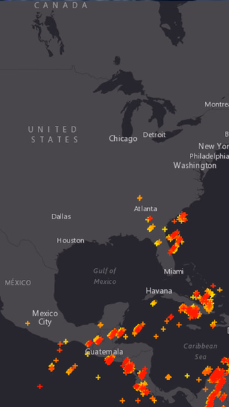 US Lightning Strikes Map Screenshot 3 - AppWisp.com US Lightning Strikes Map Screenshot 3 - AppWisp.com