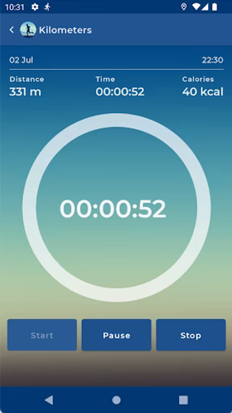 Kilometers: GPS Track Walk Run Screenshot 3 - AppWisp.com Kilometers: GPS Track Walk Run Screenshot 3 - AppWisp.com