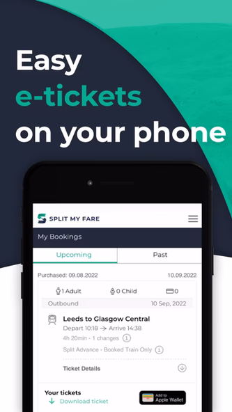 Split My Fare - Train Tickets Screenshot 4 - AppWisp.com Split My Fare - Train Tickets Screenshot 4 - AppWisp.com