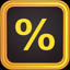 Tip Calculator % Gold - AppWisp.com