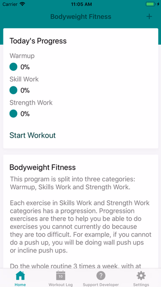 Bodyweight Fitness Screenshot 2 - AppWisp.com