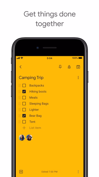 Google Keep - Notes and lists Screenshot 2 - AppWisp.com Google Keep - Notes and lists Screenshot 2 - AppWisp.com