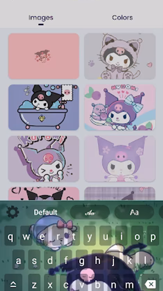 Kuromi Keyboard Theme Screenshot 2 - AppWisp.com Kuromi Keyboard Theme Screenshot 2 - AppWisp.com