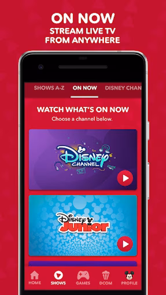 DisneyNOW – Episodes & Live TV Screenshot 4 - AppWisp.com DisneyNOW – Episodes & Live TV Screenshot 4 - AppWisp.com