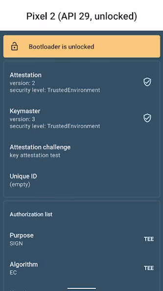 Key Attestation Demo Screenshot 2 - AppWisp.com Key Attestation Demo Screenshot 2 - AppWisp.com